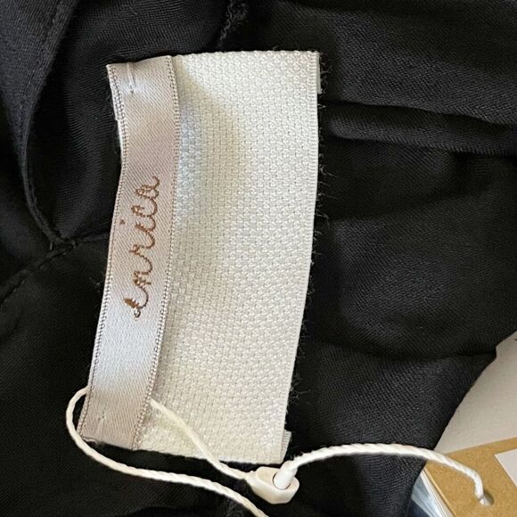 ENRICA black maxi dress Made in Japan one size fits all NWT - Picture 7 of 11